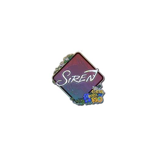 Наклейка | S1ren (с блёстками) | Рио-2022