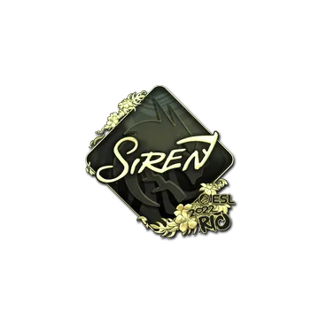 Sticker | S1ren (Gold) | Rio 2022