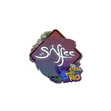 Sticker | saffee (Glitter) | Rio 2022