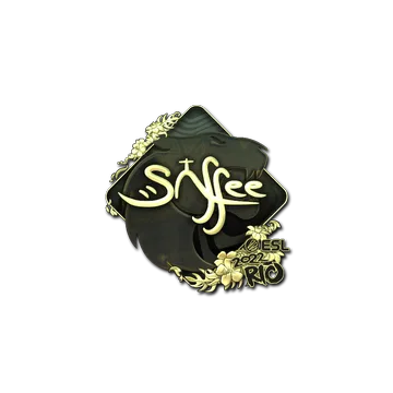 Sticker | saffee (Gold) | Rio 2022
