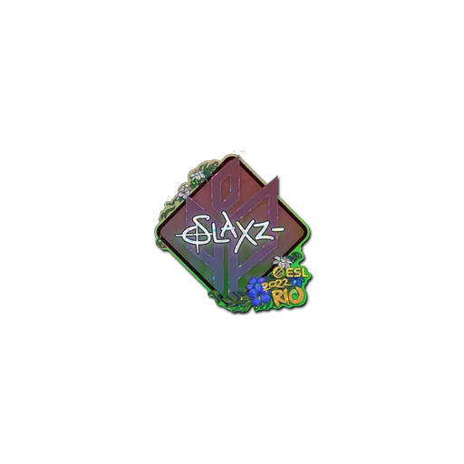 Наклейка | slaxz- (с блёстками) | Рио-2022