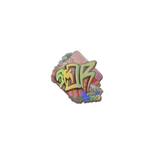 Sticker | sk0R (Holo) | Rio 2022