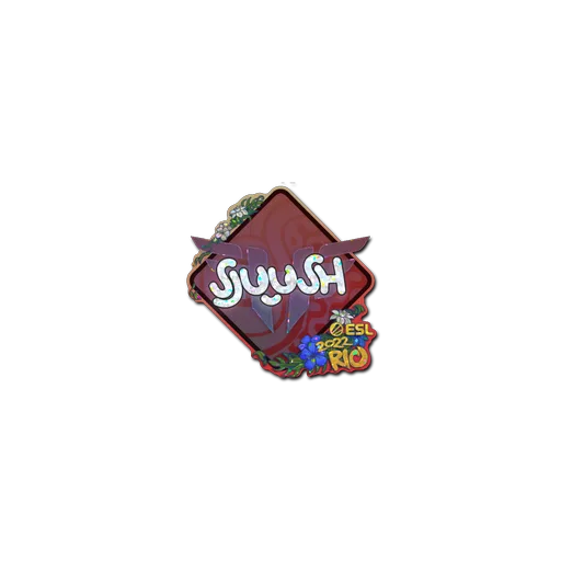 Наклейка | sjuush (с блёстками) | Рио-2022
