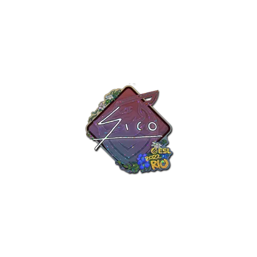 Наклейка | Sico (с блёстками) | Рио-2022