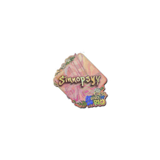 Наклейка | sinnopsyy (голографическая) | Рио-2022