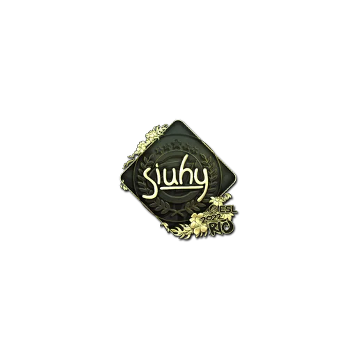 Наклейка | siuhy (золотая) | Рио-2022