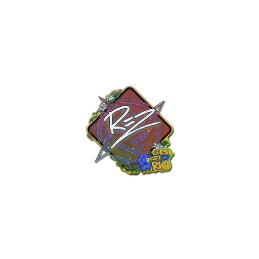 Sticker | REZ (Glitter) | Rio 2022