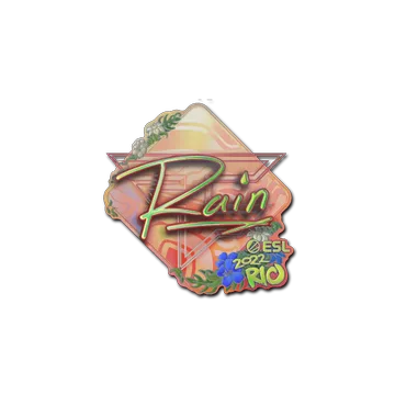 Sticker | rain (Holo) | Rio 2022
