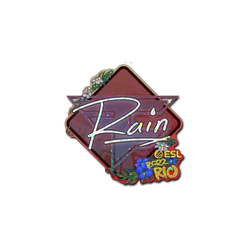 Sticker | rain (Glitter) | Rio 2022
