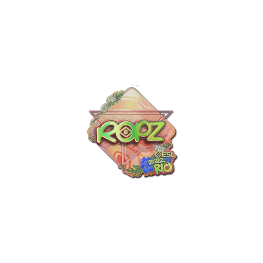 Наклейка | ropz (голографическая) | Рио-2022