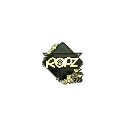Sticker | ropz (Gold) | Rio 2022