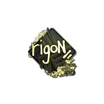 Sticker | rigoN (Gold) | Rio 2022