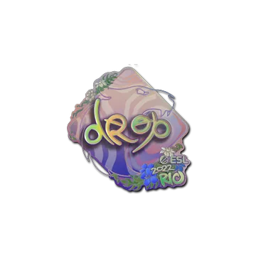 Sticker | drop (Holo) | Rio 2022