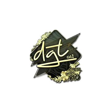 Sticker | dgt (Gold) | Rio 2022