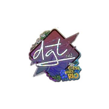 Sticker | dgt (Glitter) | Rio 2022