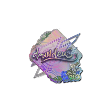 Sticker | dav1deuS (Holo) | Rio 2022
