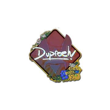 Sticker | dupreeh (Glitter) | Rio 2022