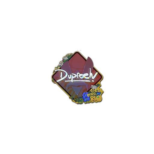 Наклейка | dupreeh (с блёстками) | Рио-2022
