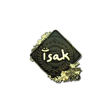 Sticker | isak (Gold) | Rio 2022