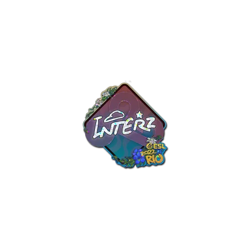 Наклейка | interz (с блёстками) | Рио-2022