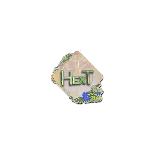 Наклейка | HexT (голографическая) | Рио-2022