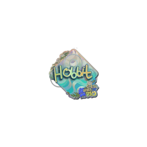 Наклейка | Hobbit (голографическая) | Рио-2022