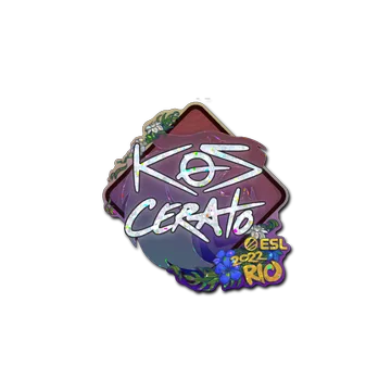 Sticker | KSCERATO (Glitter) | Rio 2022