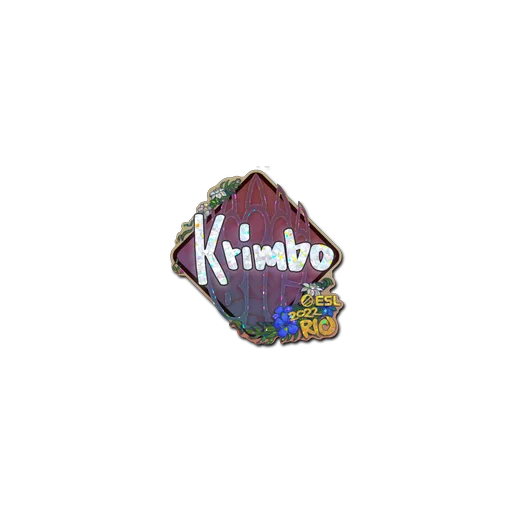 Sticker | Krimbo (Glitter) | Rio 2022