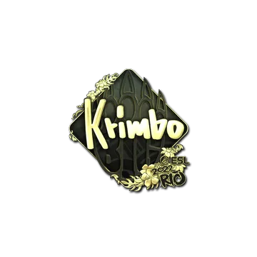 Sticker | Krimbo (Gold) | Rio 2022