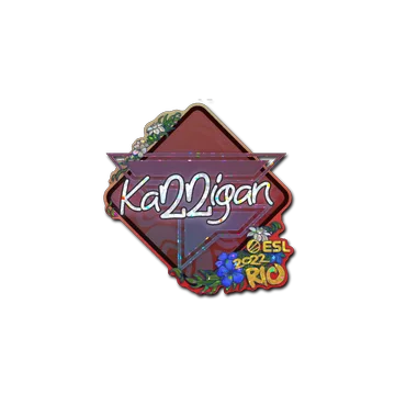 Sticker | karrigan (Glitter) | Rio 2022