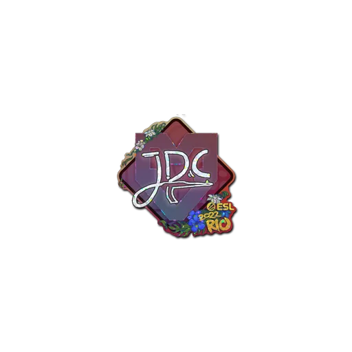 Наклейка | JDC (с блёстками) | Рио-2022