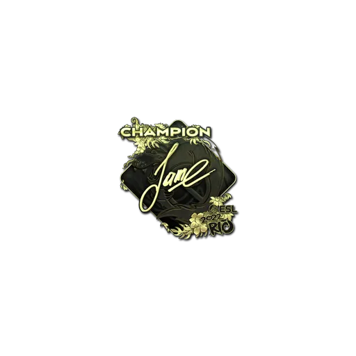 Sticker | Jame (Gold, Champion) | Rio 2022
