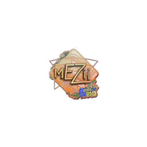 Наклейка | mezii (голографическая) | Рио-2022