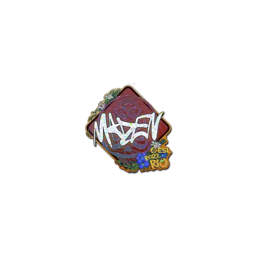 Sticker | maden (Glitter) | Rio 2022