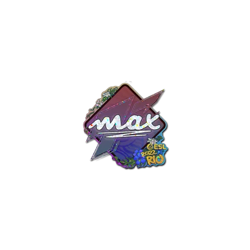 Наклейка | max (с блёстками) | Рио-2022