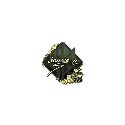 Наклейка | lauNX (золотая) | Рио-2022