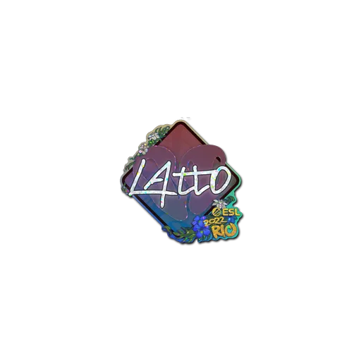 Sticker | latto (Glitter) | Rio 2022