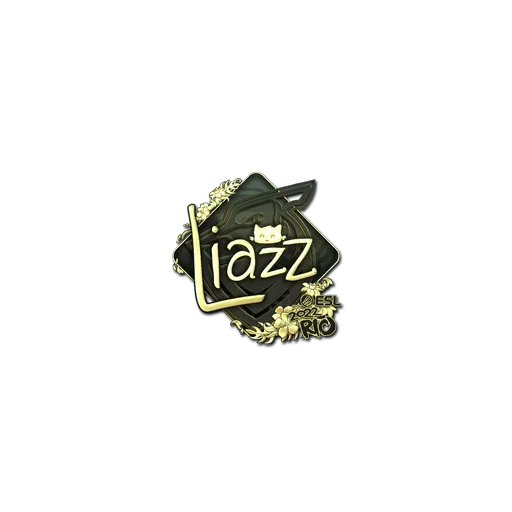 Наклейка | Liazz (золотая) | Рио-2022