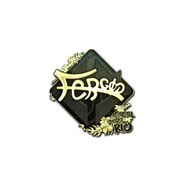 Sticker | fer (Gold) | Rio 2022