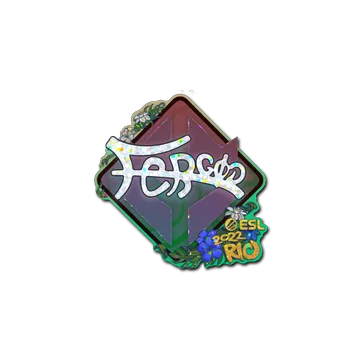 Sticker | fer (Glitter) | Rio 2022