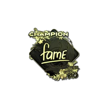 Sticker | fame (Gold, Champion) | Rio 2022