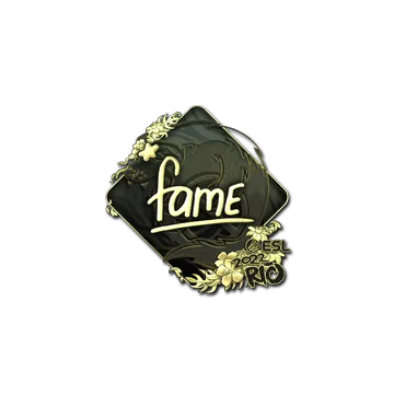Sticker | fame (Gold) | Rio 2022