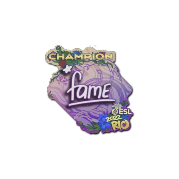 Sticker | fame (Champion) | Rio 2022