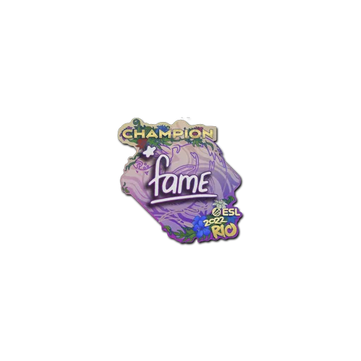 Sticker | fame (Champion) | Rio 2022