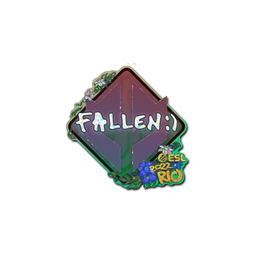 Sticker | FalleN (Glitter) | Rio 2022