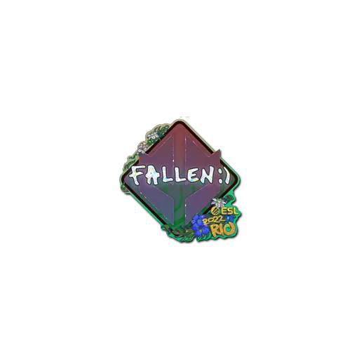 Наклейка | FalleN (с блёстками) | Рио-2022