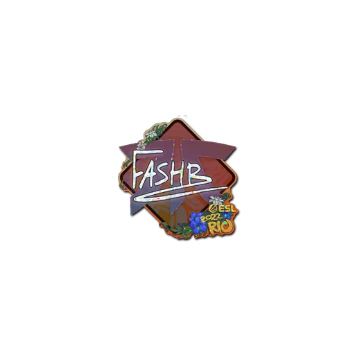 Наклейка | FASHR (с блёстками) | Рио-2022