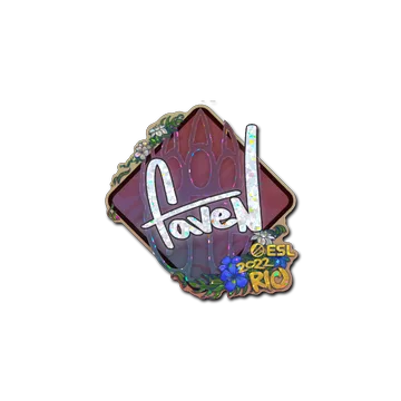 Sticker | faveN (Glitter) | Rio 2022