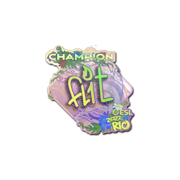 Sticker | FL1T (Holo, Champion) | Rio 2022