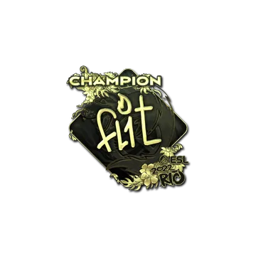 Sticker | FL1T (Gold, Champion) | Rio 2022